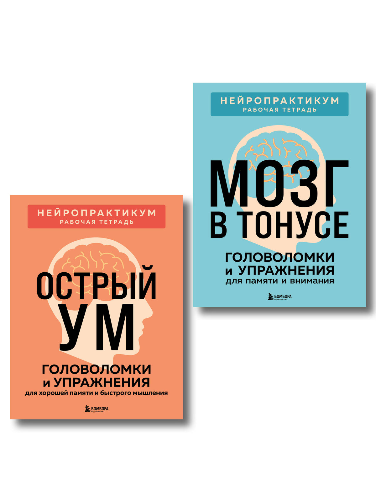 2 книги для активного мозга: упражнения для памяти и внимания (ИК)