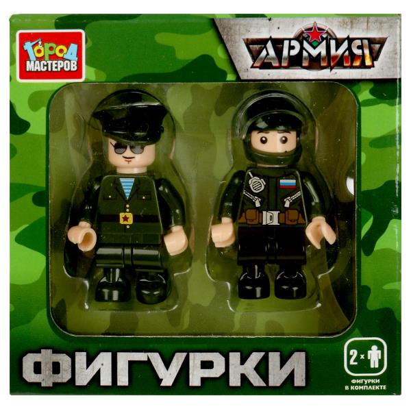 Конструктор фигурки армия, 2 шт. Город мастеров в кор.2*40шт