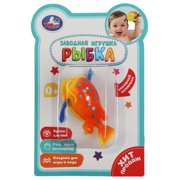 Заводная игрушка рыбка блист Умка в кор.2*168шт