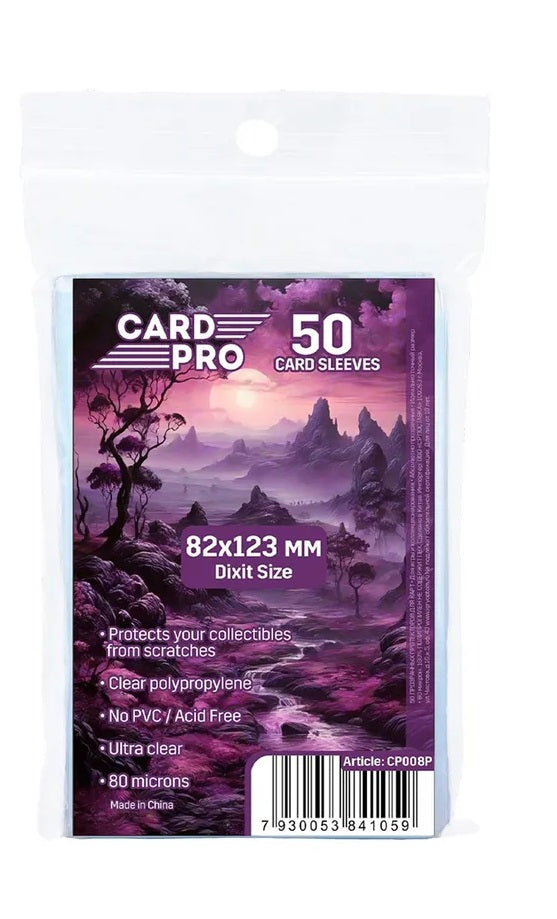Протекторы Card-Pro для наст. игр 82*123 мм. (50 шт) арт.CP00BP