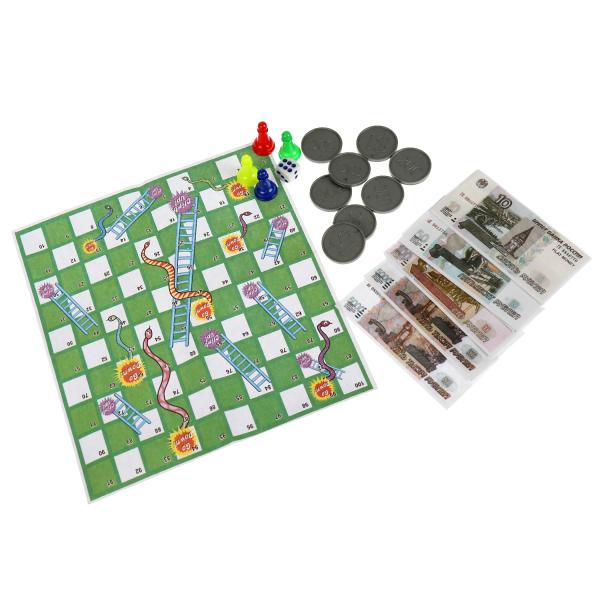 Деньги игровые для касс, блист.18*30*2см ИГРАЕМ ВМЕСТЕ в кор.2*240шт