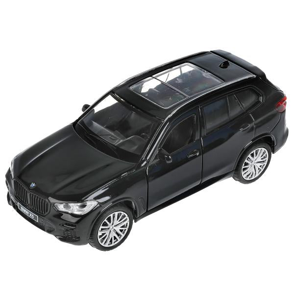 Машина металл BMW X5 M-SPORT 12 см, двери, багаж, инерц, черн, кор. Технопарк в кор.2*36шт