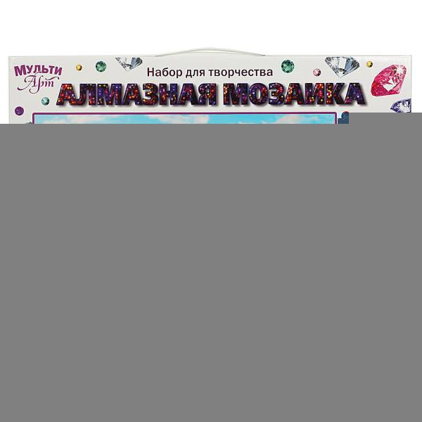 Алмазная мозаика 30*40 см с полным заполнением на подрамнике озеро в горах МУЛЬТИ АРТ в кор.24шт