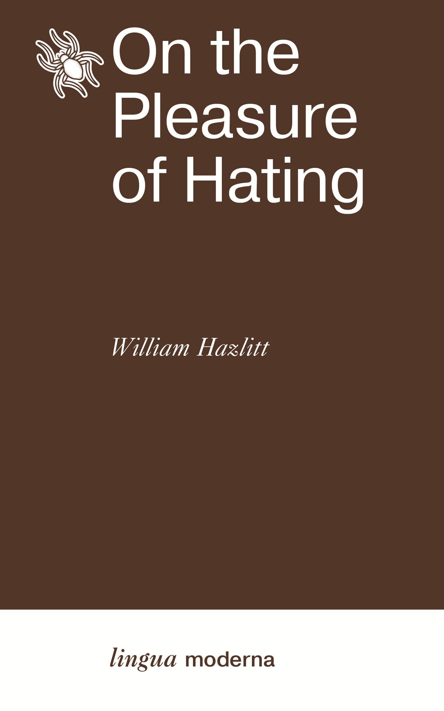 On the Pleasure of Hating = Об удовольствии ненавидеть