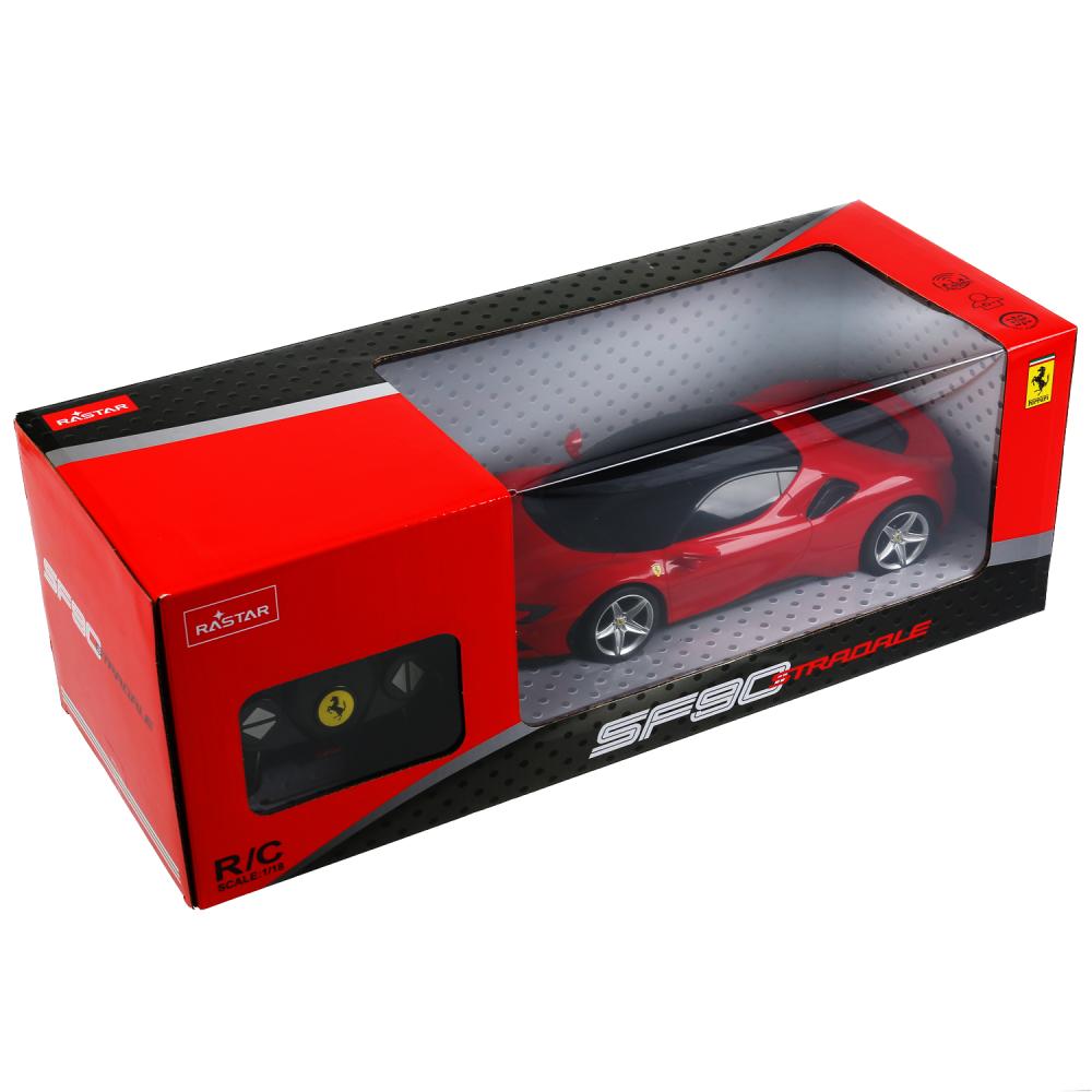 Машина р/у ferrari sf90 stradale 1:18 в кор. Rastar в кор.6шт