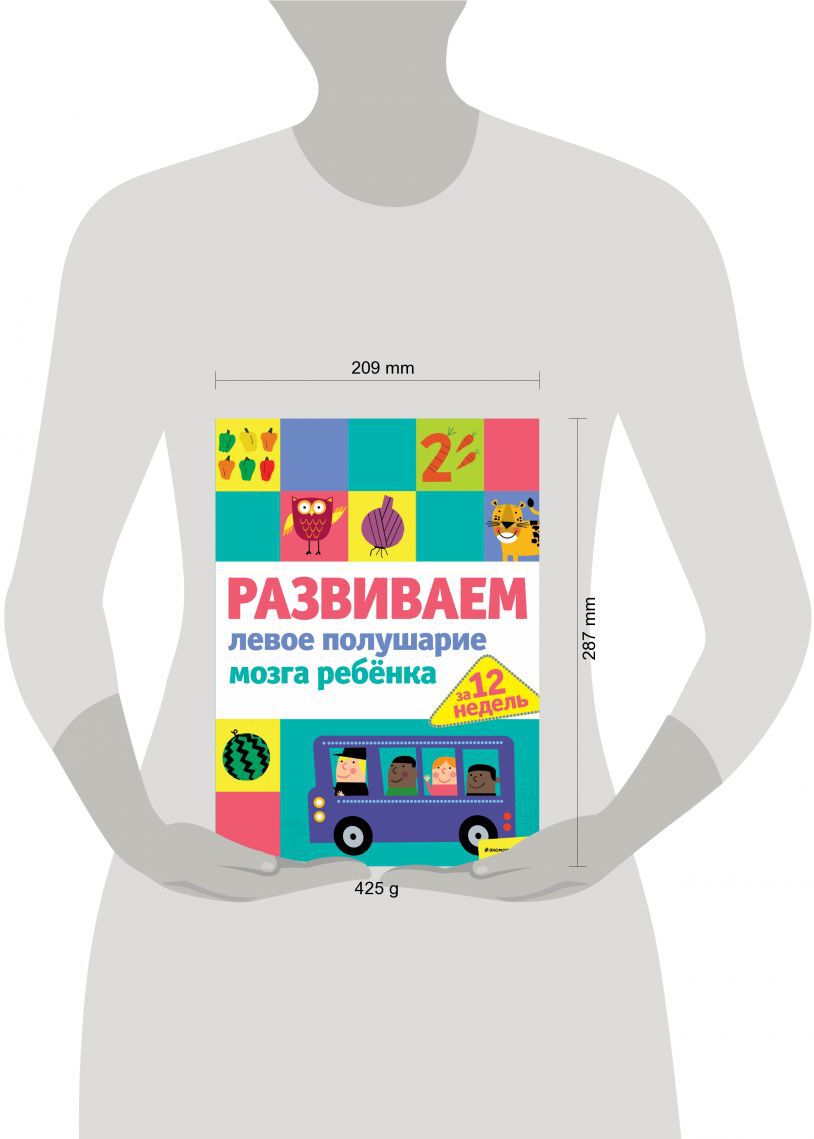Развиваем левое полушарие мозга ребенка за 12 недель