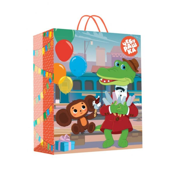Пакет подарочный МАТОВЫЙ СОЮЗМУЛЬТФИЛЬМ xl, 33,5*45*15 см ЧУДО ПРАЗДНИК в кор.12*12шт