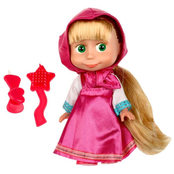 Кукла Маша И МЕДВЕДЬ маша 15см, без звука, акс, кор КАРАПУЗ в кор.30шт