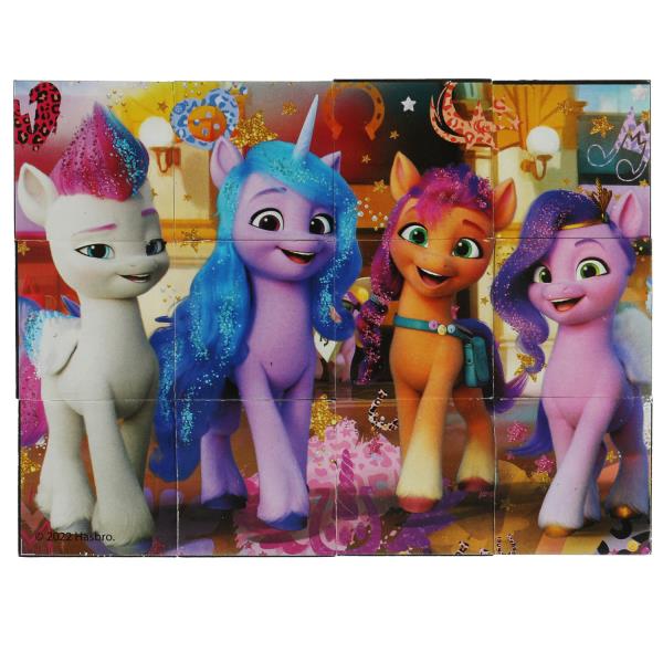Набор кубиков "my little pony" 12 шт. МОЙ МАЛЕНЬКИЙ ПОНИ настольные игры "УМНЫЕ ИГРЫ" в кор.26наб