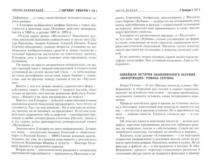 Здравые смыслы. Настоящая литература настоящего времени
