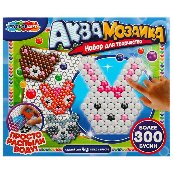 Аквамозаика 300 бусин лесные жители МУЛЬТИ АРТ в кор.48шт