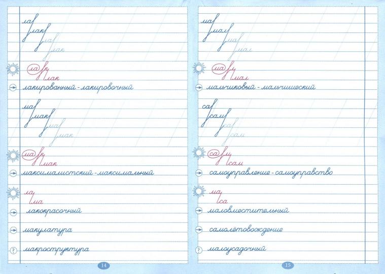 Тренажёр по исправлению почерка. Тетрадь № 5. Русский язык. Для начальной школы 2 2