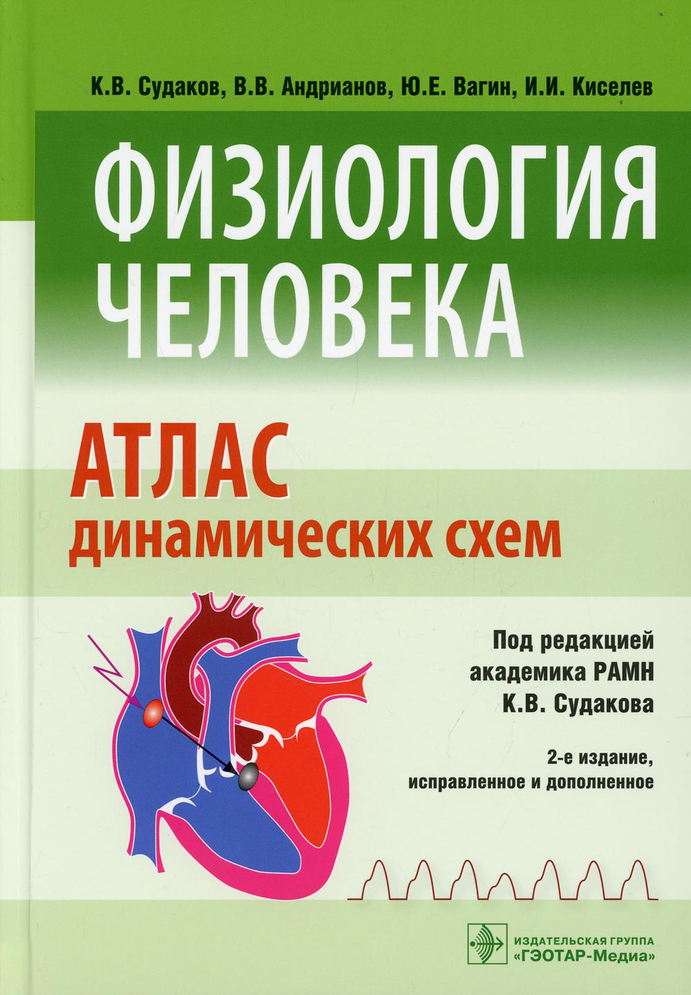 Физиология человека. Атлас динамических схем : учебное пособие. 2-е изд., испр. и доп. («Лечебное дело», «Педиатрия», «Медико-профилактическое дело» по основным разделам дисциплины «Нормальная физиология»)