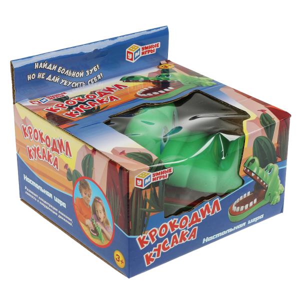 Настольная игра крокодил кусака кор.15*15*8,5см Умные игры в кор.2*36шт