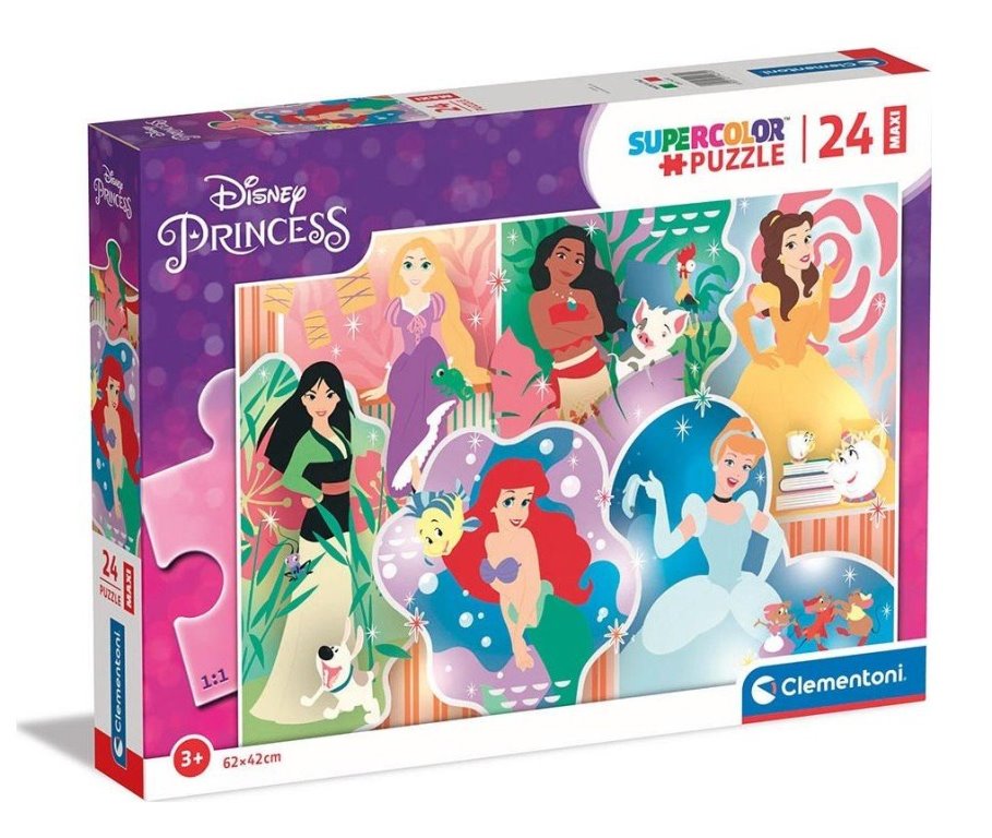 Clementoni. Пазл 24 MAXI арт.24232 "Disney. Принцессы" /6