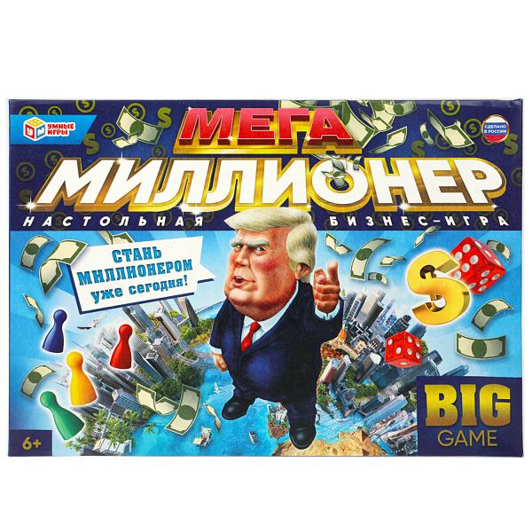 МЕГА-миллионер. МЕГА-ходилка. 420х290х30 мм. Умные игры в кор.20шт