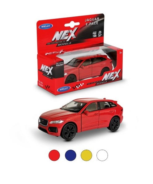 Welly. Машинка 1:38 "Jaguar F-Pace" пруж. мех., цвет в ассорт. арт.43726W