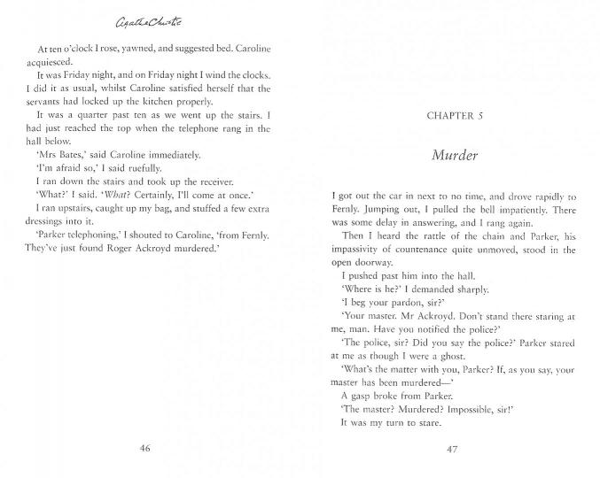 Murder of Roger Ackroyd (Agatha Christie) Убийство Роджера Экройда (Агата Кристи) /Книги на английском языке