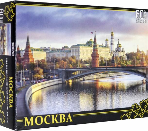 ПАЗЛЫ 60 элементов. Москва. Вид на Большой Кремлевский дворец. арт.8062 340х240