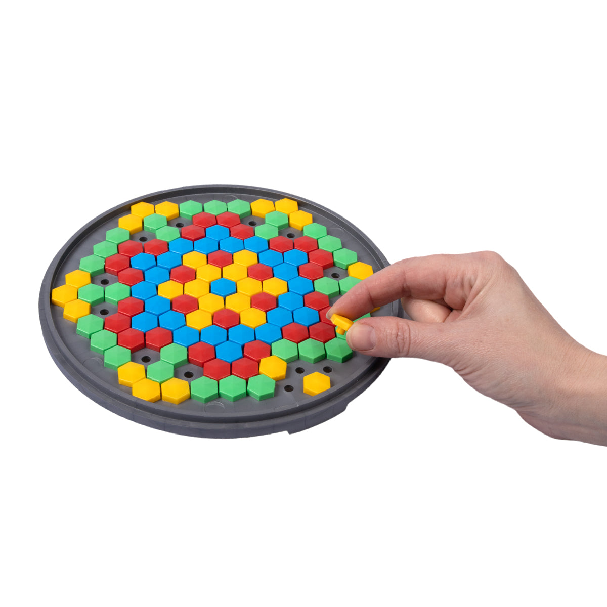 МОЗАИКА ШЕСТИГРАННАЯ 120 ЭЛ (КРУГЛАЯ ПЛАСТ.КОРОБКА) в кор.18шт