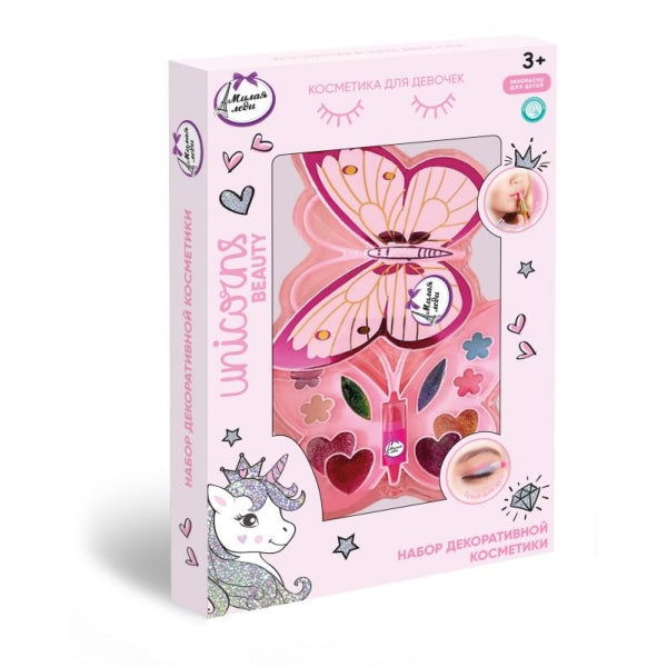 Косметика ДЛЯ ДЕВОЧЕК тени для век МИЛАЯ ЛЕДИ в кор.2*90шт