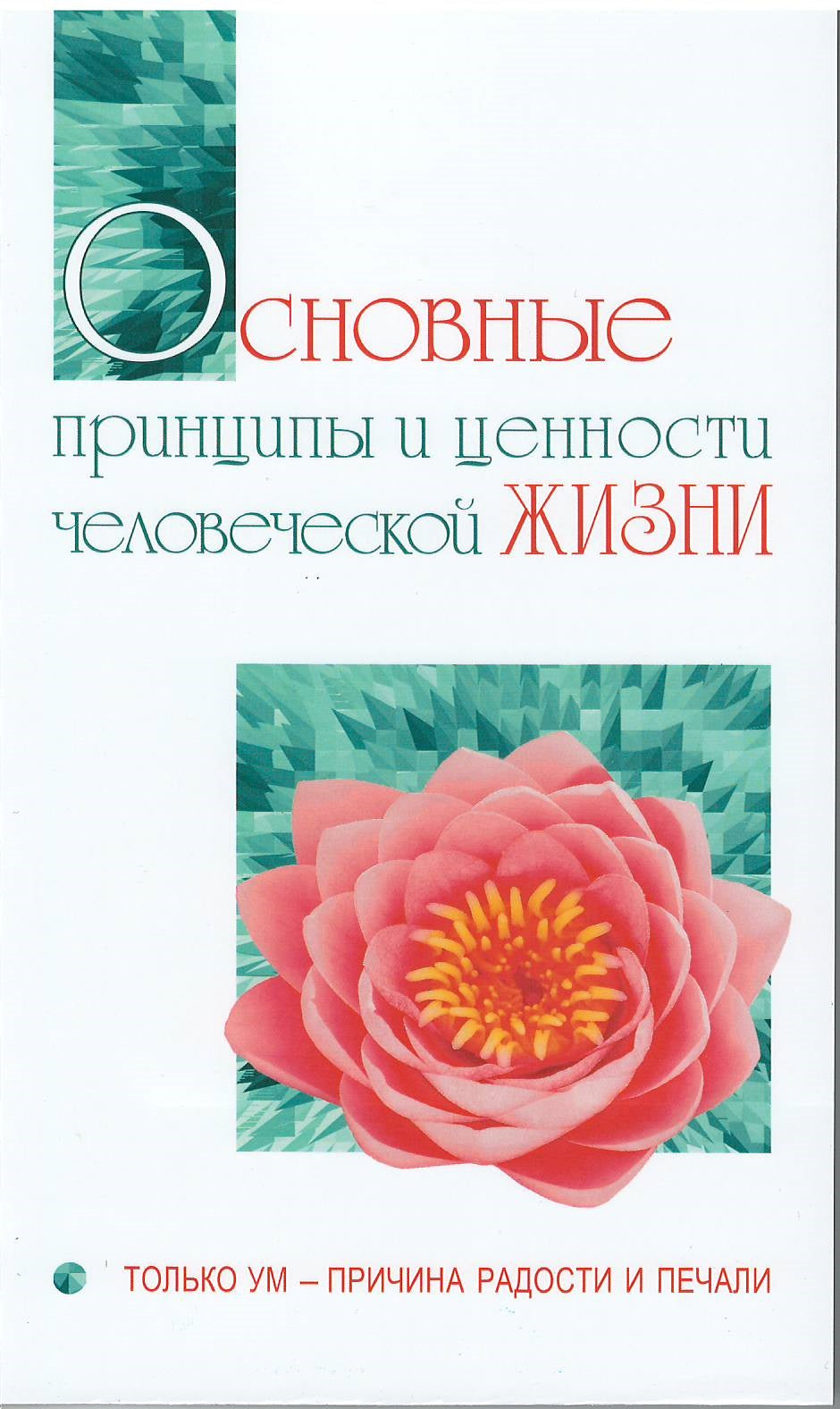 Основные принципы и ценности человеческой жизни. Только ум-причина радости и печали