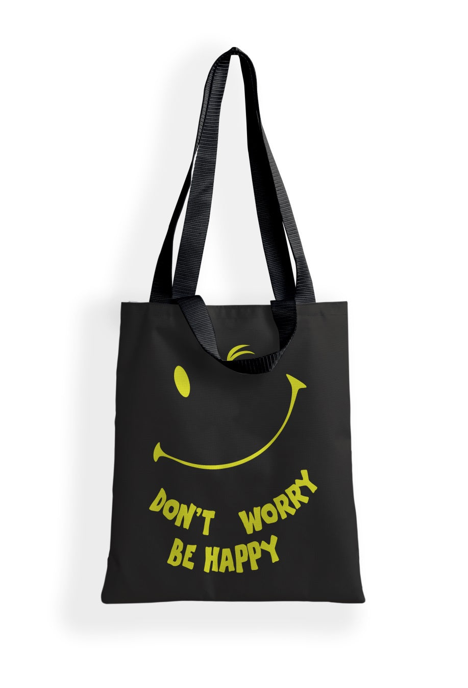 Сумка-шоппер "Don't worry be happy" арт.8736 (35*40 см.)