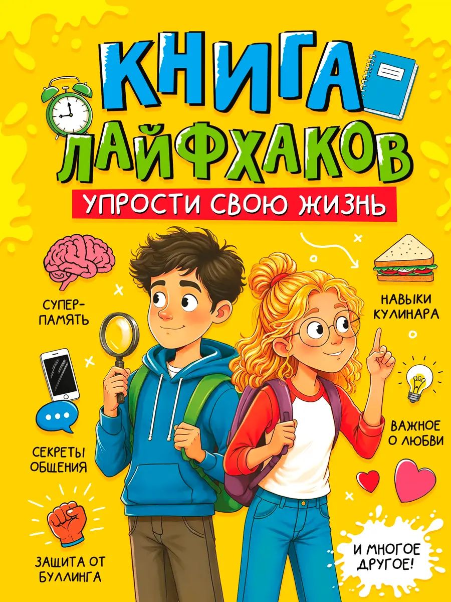 ЭНЦИКЛОПЕДИЯ ДЛЯ ПОДРОСТКОВ. Книга лайфхаков. Упрости свою жизнь