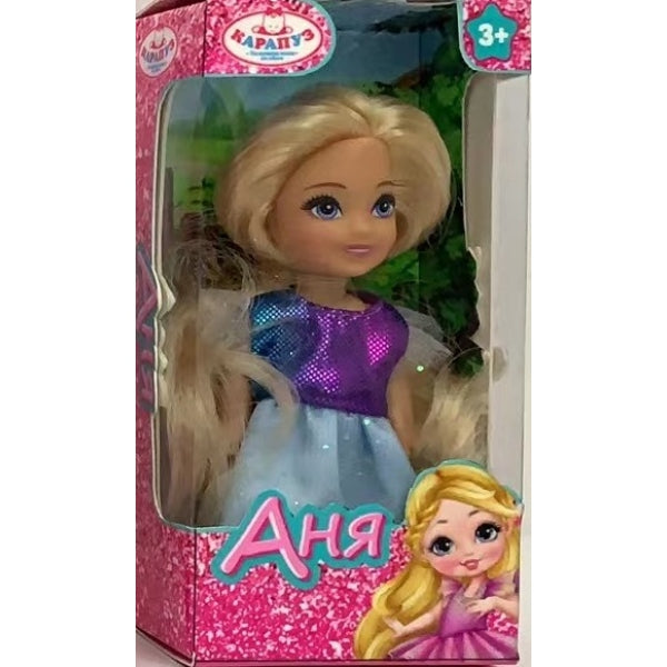 Кукла Аня 12 см, кор КАРАПУЗ в кор.120шт