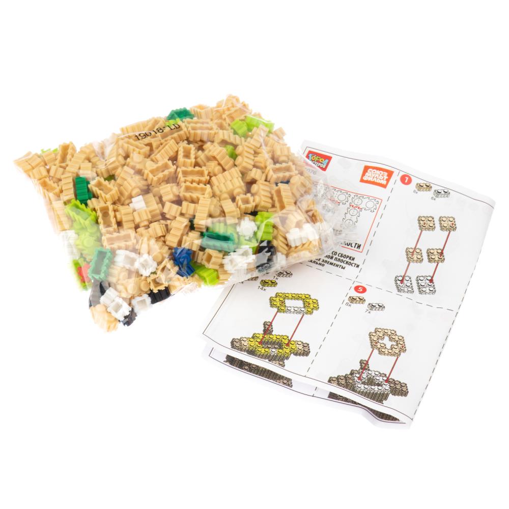 СОЮЗМУЛЬТФИЛЬМ конструктор 3D сборная фигурка заяц ну погоди, 304 дет. Город мастеров