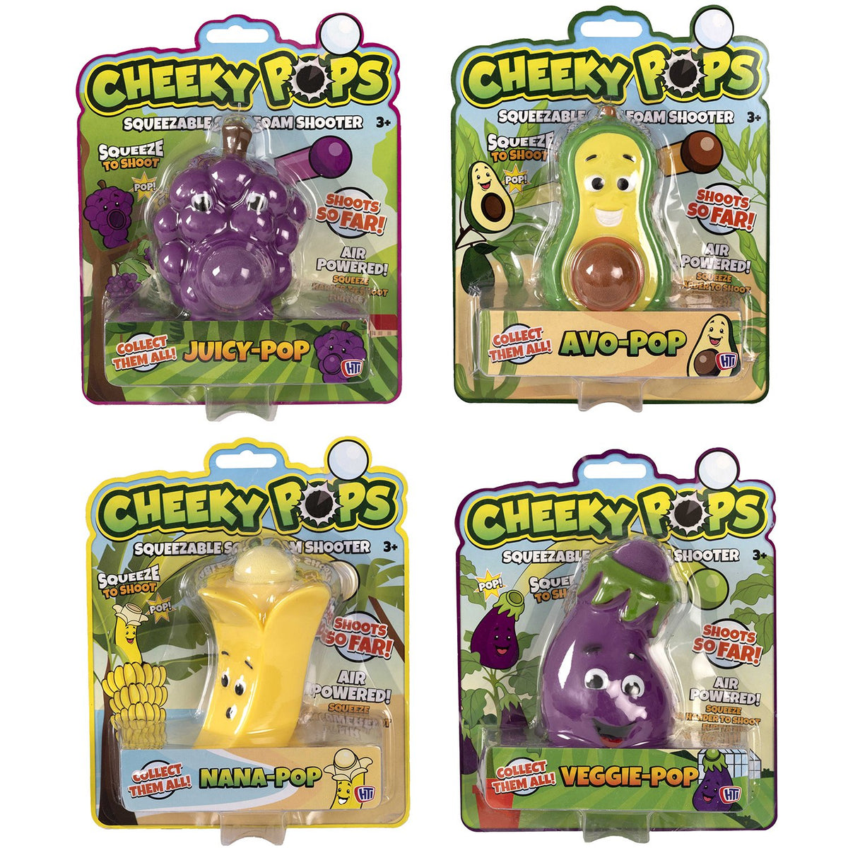 HTI. Игрушка стреляшки фрукты "Cheeky Pops" в ассортименте арт.1374935