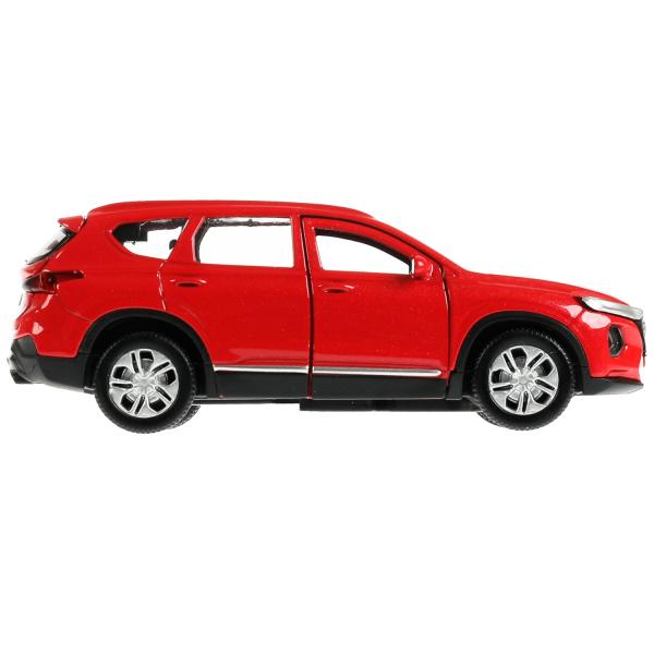 SANTAFE2-12-RD 338204 Машина металл HYUNDAI SANTAFE длина 12 см, двери, багаж, инер, красный, кор. Т