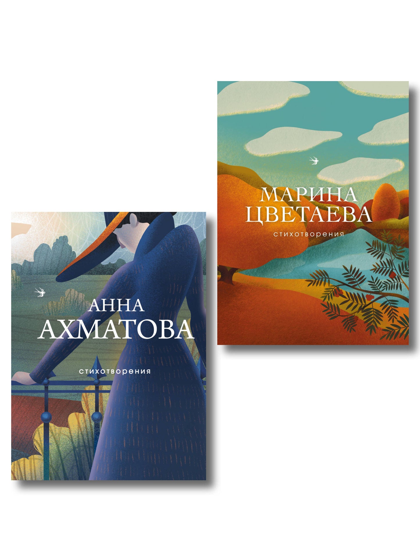Комплект Женская лирика Серебряного века (из 2-х книг Ахматова и Цветаева)