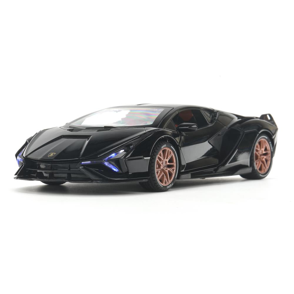 Машина металл свет-звук lamborghini sian, 20,8 см, двери, багажник, коробка Технопарк в кор.18шт