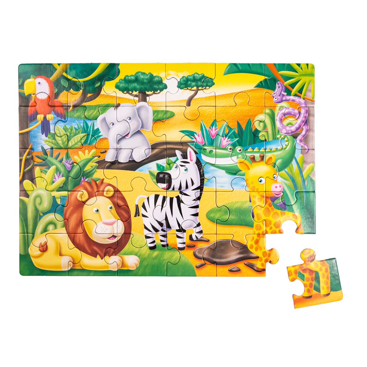 Пазл First Puzzle 4 в 1 "Кто где живет" Baby Toys