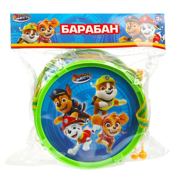 Барабан щенки, в пак.24,5*17*10см ИГРАЕМ ВМЕСТЕ в кор.2*36шт