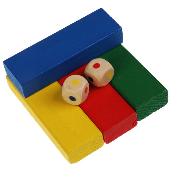 Настольная игра пирамидка деревянная башня Три Кота кор.8*27*8см ИГРАЕМ ВМЕСТЕ в кор.25шт