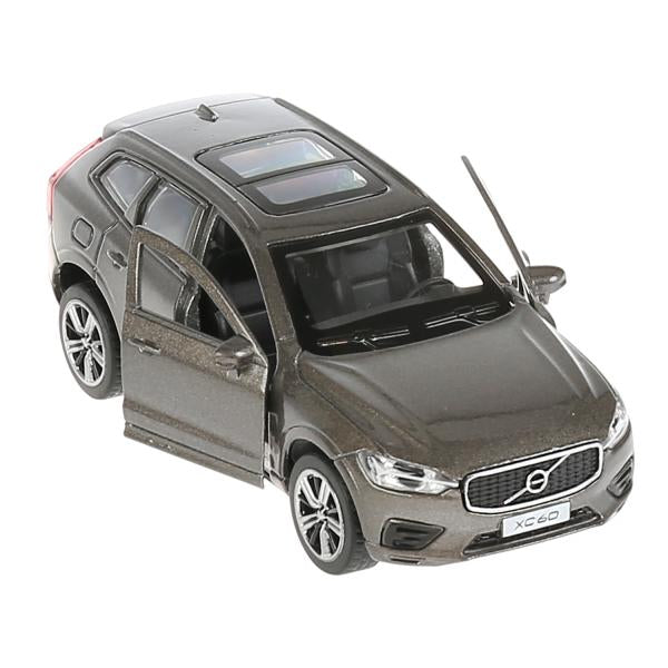 Машина металл "volvo xc60 r-desing" 12см, открыв. двери, инерц., серый в кор. Технопарк в кор.2*36шт
