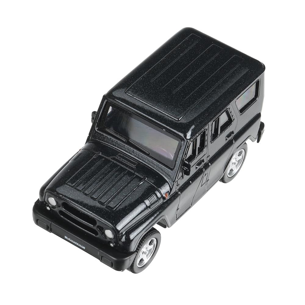 Машина металл UAZ ХАНТЕР длина 10,5 см, инерция, темно-серый, кор. Технопарк в кор.2*36шт