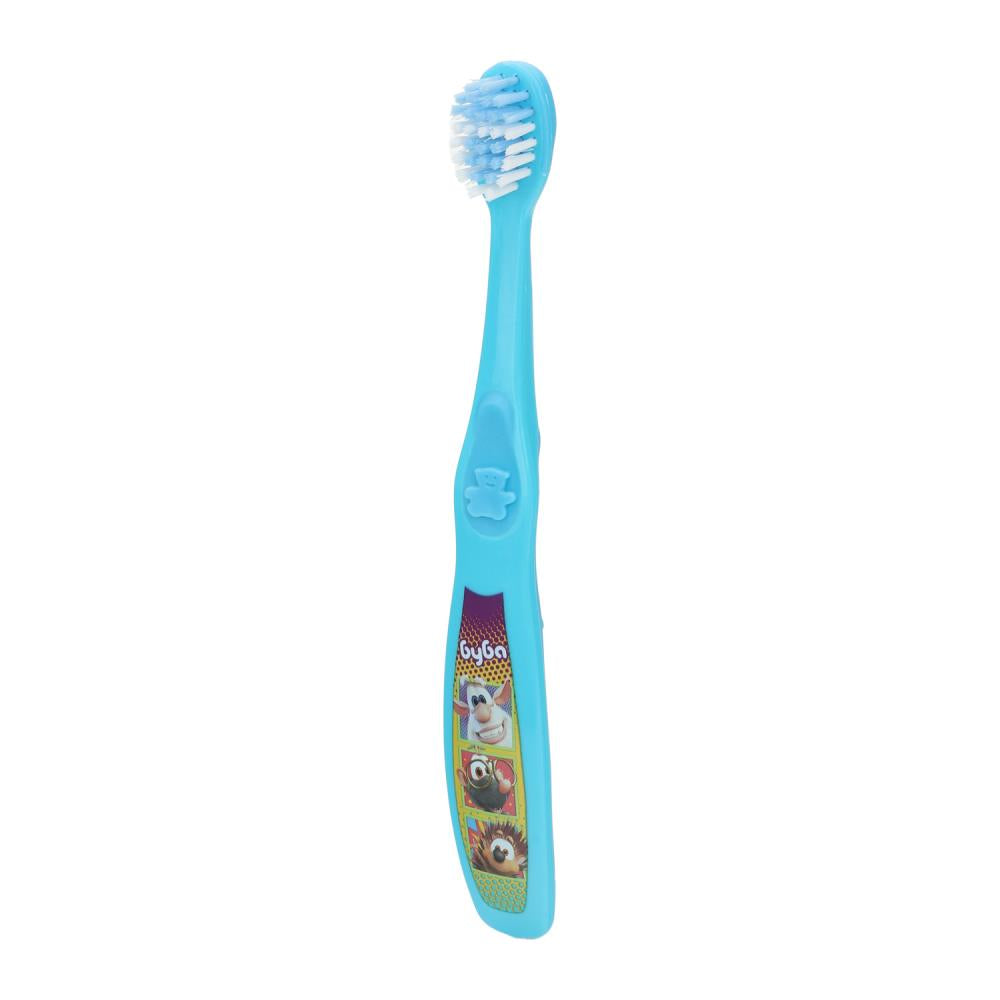 Зубная щетка фигурная для детей БУБА синяя MASTER DENT в кор.24*12шт