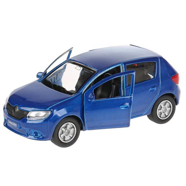 SB-17-61-RS-N(BU)-WB 283719 Машина металл RENAULT sandero, 12 см, двери, багаж., инерц. кор. Технопа