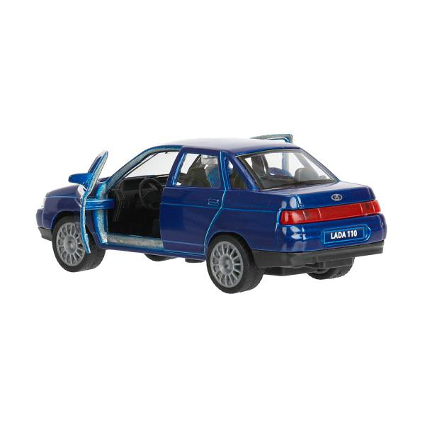 Машина металл LADA 110 12 см, двери, инерц., кор. Технопарк в кор.2*24шт