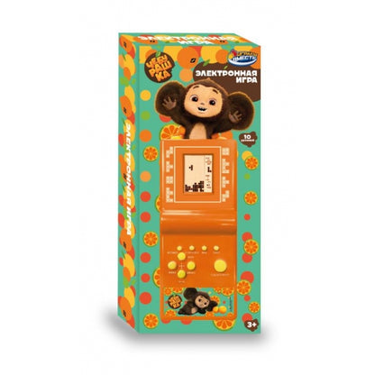 Электронная логическая игра Чебурашка кор.8*18*26,8см ИГРАЕМ ВМЕСТЕ в кор.2*144шт