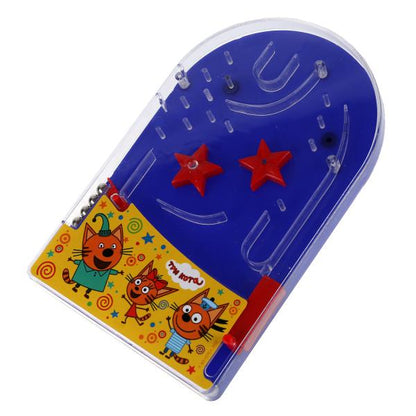 Настольная игра пинбол, Три Кота кор.19,5*14,5*3см ИГРАЕМ ВМЕСТЕ в кор.2*72шт