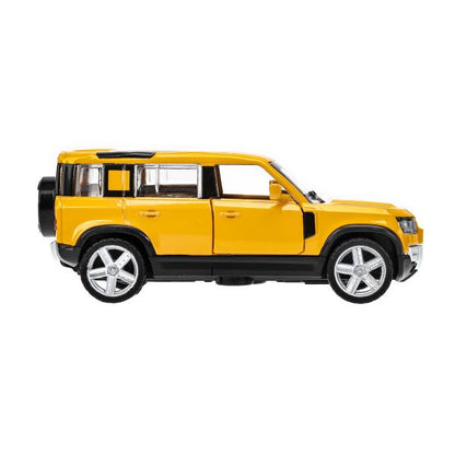 Машина металл range rover DEFENDER 10,5см, двери, инерция, кор. Технопарк в кор.2*120шт