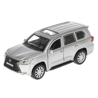 Машина металл CHEVROLET TAHOE/LEXUS LX570 12 см,двер,багаж,инерц,ассорт. Технопарк уп-12шт в кор.6уп