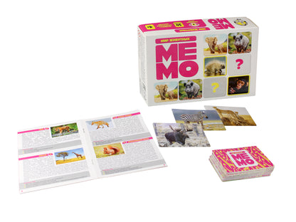 Игра настольная МЕМО "Мир животных" (50 карточек)