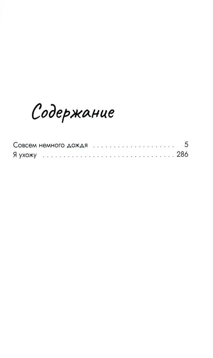 Совсем немного дождя