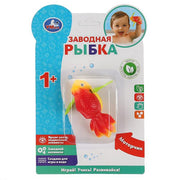 Заводная игрушка "рыбка" на блистере (русс. уп.) Умка в кор.2*144шт