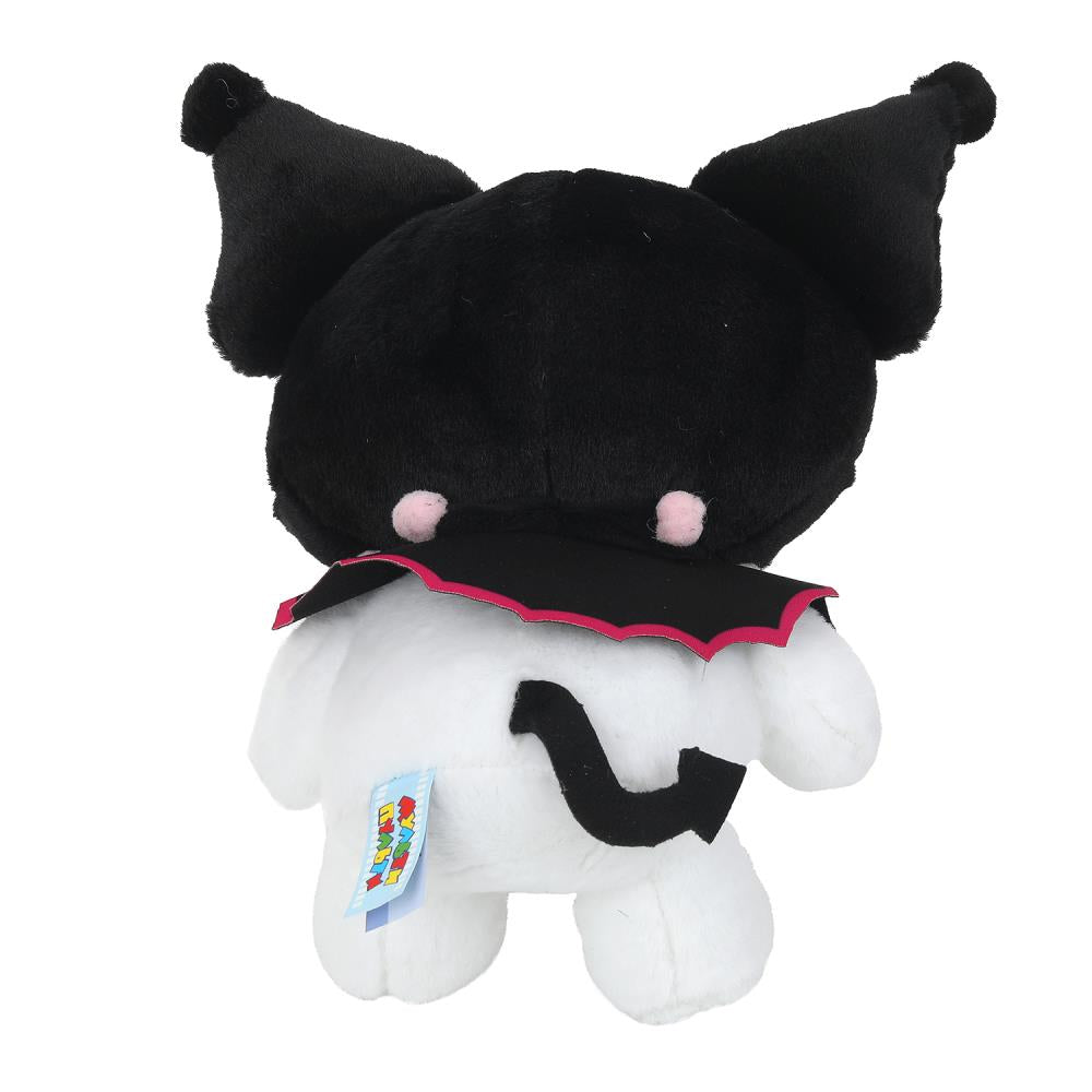 Игрушка мягкая Kuromi San RIO Куроми 17см в черной шапочке, в пакете "МУЛЬТИ-ПУЛЬТИ" в кор.24шт